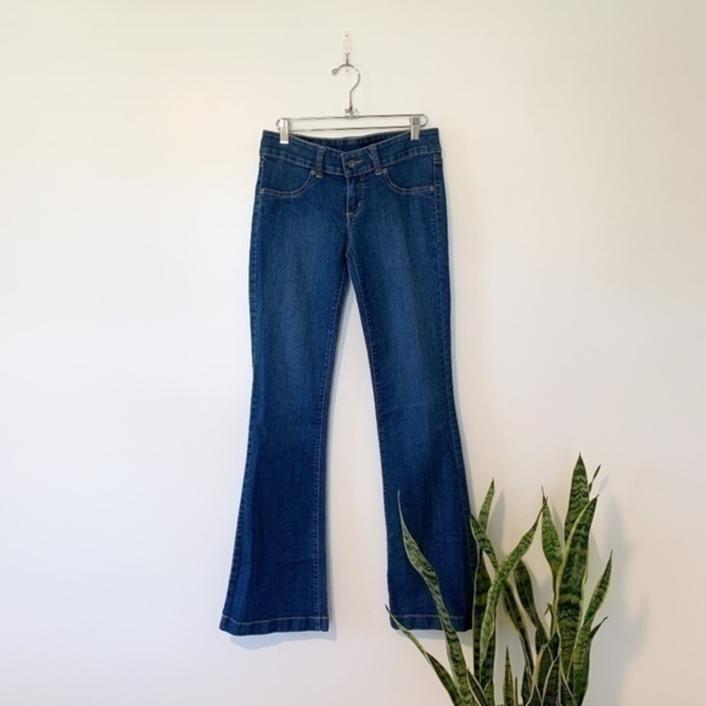 Carmar Blue Denim Low Rise Bootcut Jeans sz 27